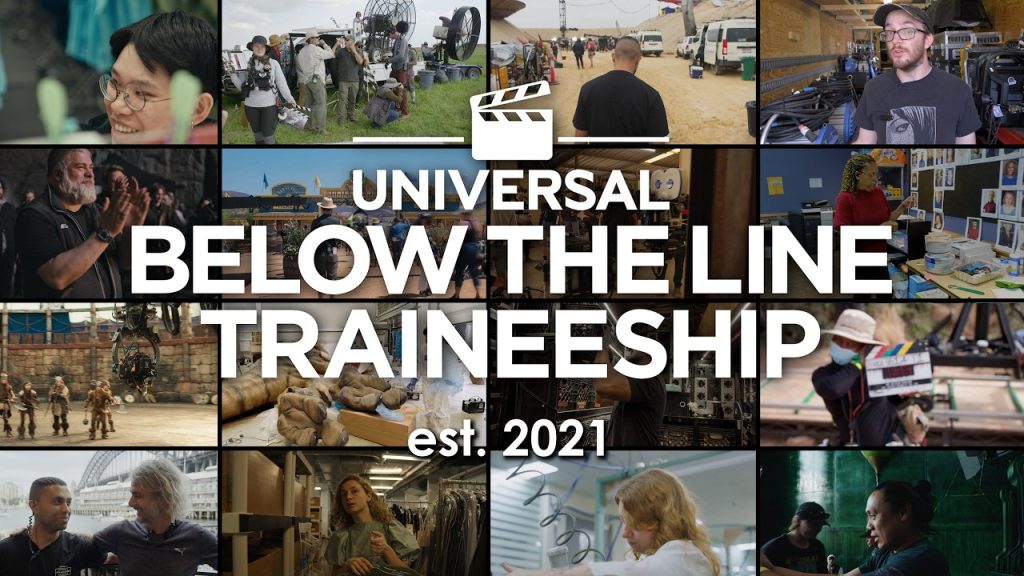 Universal Below - The - Line Traineeship | BUILDING THE FUTURE OF PRODUCTION PATHWAYS