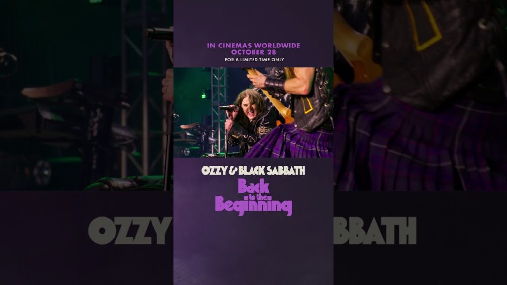 Ozzy & Black Sabbath: Back To The Beginning in cinemas worldwide October 28 for a limited time.